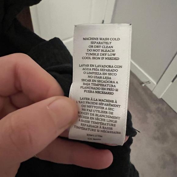 Rails “Valentina” cotton gauze mini-dress in black, size xs - Picture 5 of 8